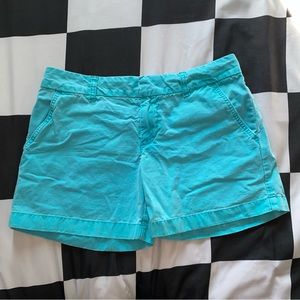 Teal shorts